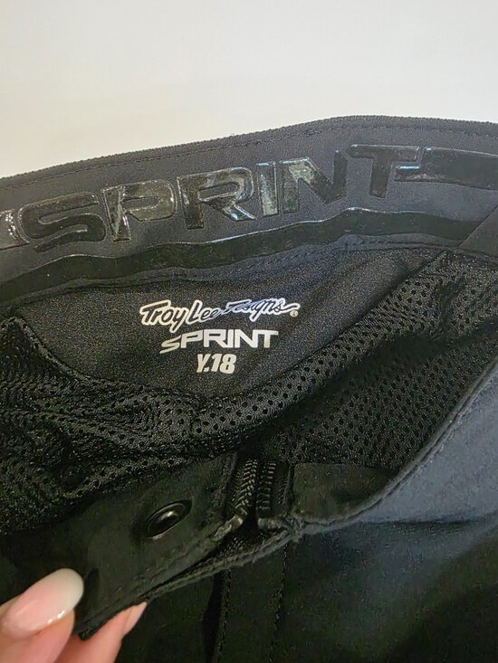 Troy Lee Designs Sprint Kids Riding Pants Black Youth 18 - Picture 5 of 7